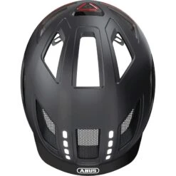 ABUS Casque De Vélo "Hyban 2.0 LED" Noir -Vélo Boutique abus casque de velo hyban 20 led noir 3