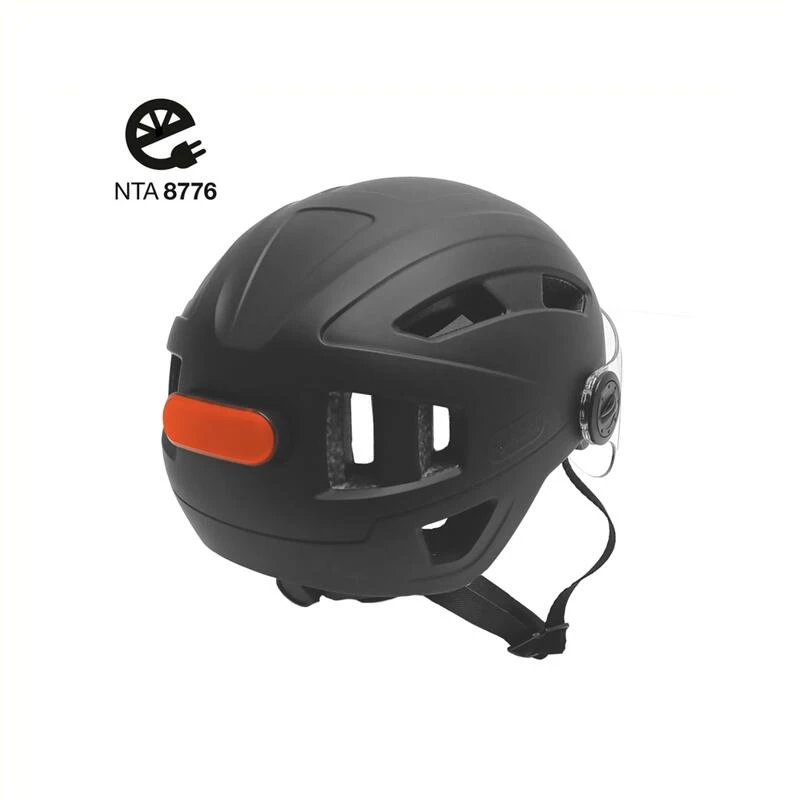 Casque Speed Pedelec Avec Visière - Casque Vélo Noir Mat 2 Casque Speed Pedelec Avec Visière - Casque Vélo Noir Mat – Image 2