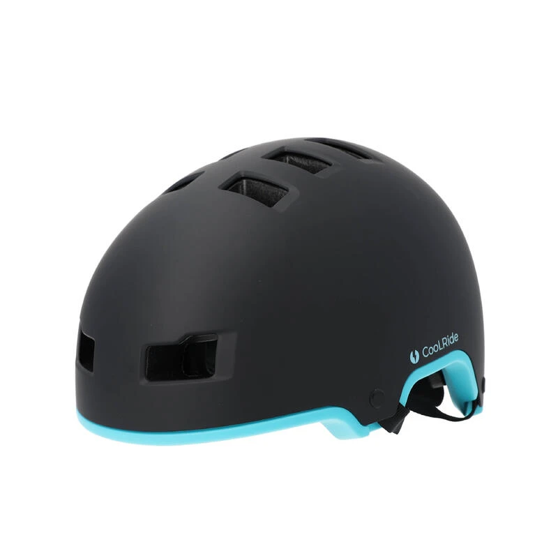 Casque Vélo Adulte 54-58 Cm Multisport Noir/Bleu 1 Casque Vélo Adulte 54-58 Cm Multisport Noir/Bleu