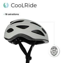 Casque Vélo Adulte 58-61 Cm Multisport Beige -Vélo Boutique casque velo adulte 58 61 cm multisport beige 4