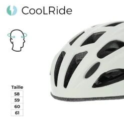 Casque Vélo Adulte 58-61 Cm Multisport Beige -Vélo Boutique casque velo adulte 58 61 cm multisport beige 5