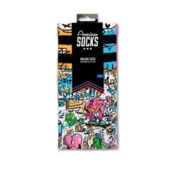 Chaussettes American Socks Doodle - Mid High -Vélo Boutique chaussettes american socks doodle mid high 2