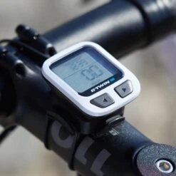 COMPTEUR VÉLO B'TWIN 100 NOIR - AVEC FIL -Vélo Boutique compteur velo btwin 100 noir avec fil 4
