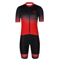Cuissard Vélo WAVE Noir/rouge -Vélo Boutique cuissard velo wave noirrouge 3