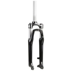 BTWIN Fourche à Suspension 24 Pouces 1"1/8 Ahead Disque Noir