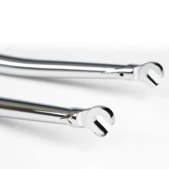 Fourche De Piste à Couronne Plate, Filetage 1 Pouce - Chrome -Vélo Boutique fourche de piste a couronne plate filetage 1 pouce chrome 2