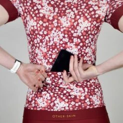 Maillot Cyclisme Femme Bordeaux Ecoresponsable -Vélo Boutique maillot cyclisme femme bordeaux ecoresponsable 3