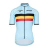 Bioracer Maillot Cycliste - Bleu - Unisexe - Officiel Equipe Belgique