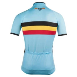 Bioracer Maillot Cycliste - Bleu - Unisexe - Officiel Equipe Belgique -Vélo Boutique maillot cycliste bleu unisexe officiel equipe belgique 2