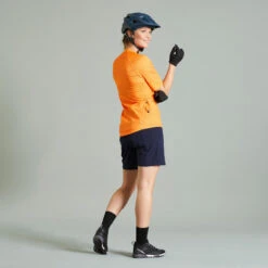 Rockrider MAILLOT MANCHES COURTES VELO VTT EXPL 500 FEMME ORANGE 12 Rockrider MAILLOT MANCHES COURTES VELO VTT EXPL 500 FEMME ORANGE -Vélo Boutique maillot manches courtes velo vtt expl 500 femme orange 2