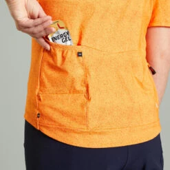 Rockrider MAILLOT MANCHES COURTES VELO VTT EXPL 500 FEMME ORANGE 17 Rockrider MAILLOT MANCHES COURTES VELO VTT EXPL 500 FEMME ORANGE -Vélo Boutique maillot manches courtes velo vtt expl 500 femme orange 7