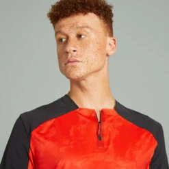 Rockrider MAILLOT MANCHES COURTES VELO VTT EXPL 500 ROUGE -Vélo Boutique maillot manches courtes velo vtt expl 500 rouge 2