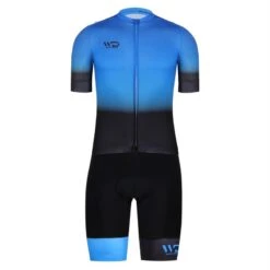 Maillot Vélo PERFORMANCE Noir/bleu -Vélo Boutique maillot velo performance noirbleu 2