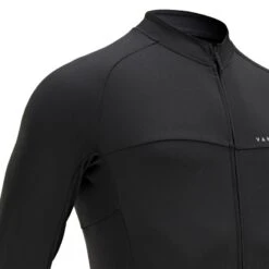 MAILLOT VELO ROUTE MANCHES LONGUES MI-SAISON HOMME - RC100 NOIR 10 MAILLOT VELO ROUTE MANCHES LONGUES MI-SAISON HOMME - RC100 NOIR -Vélo Boutique maillot velo route manches longues mi saison homme rc100 noir 3
