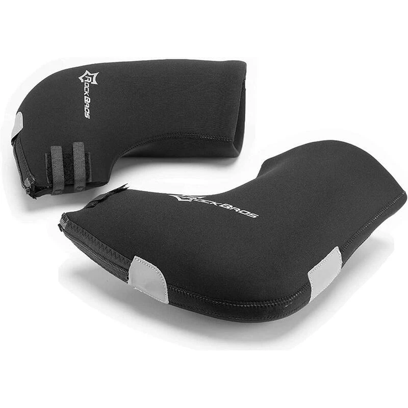 ROCKBROS Manchons Vélo De Guidon Thermique Polaire Gants De Guidon Hiver Impeméable 1 ROCKBROS Manchons Vélo De Guidon Thermique Polaire Gants De Guidon Hiver Impeméable