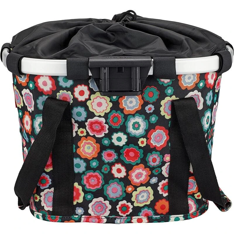 KLICKFIX Panier Bikebasket Happy Flowers 2 KLICKFIX Panier Bikebasket Happy Flowers – Image 2
