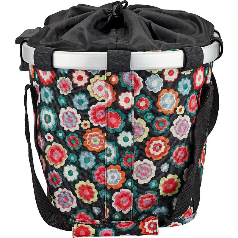 KLICKFIX Panier Bikebasket Happy Flowers 3 KLICKFIX Panier Bikebasket Happy Flowers – Image 3