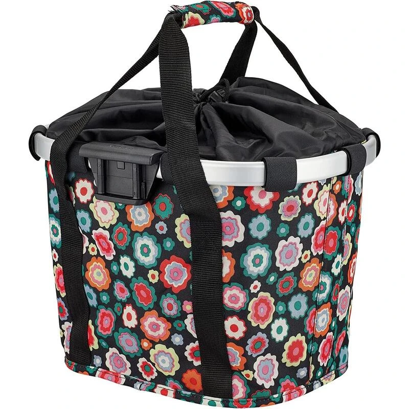 KLICKFIX Panier Bikebasket Happy Flowers 4 KLICKFIX Panier Bikebasket Happy Flowers – Image 4