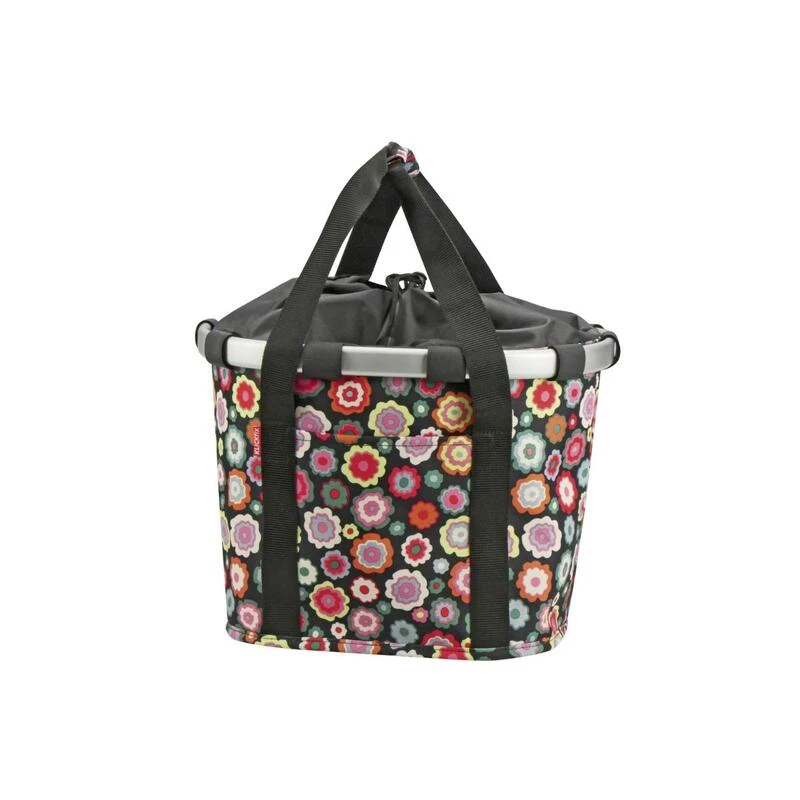 KLICKFIX Panier Bikebasket Happy Flowers 1 KLICKFIX Panier Bikebasket Happy Flowers
