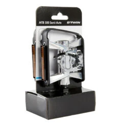 Rockrider PÉDALES VTT SEMI AUTOMATIQUES 500 ALU NOIRES -Vélo Boutique pedales vtt semi automatiques 500 alu noires 3