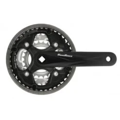 SUNRACE Pédalier Fcm500 42-34-24T / 170Mm - Axe Carré (Noir) -Vélo Boutique pedalier fcm500 42 34 24t 170mm axe carre noir 2