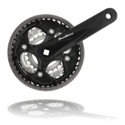 SUNRACE Pédalier Fcm500 42-34-24T / 170Mm - Axe Carré (Noir)