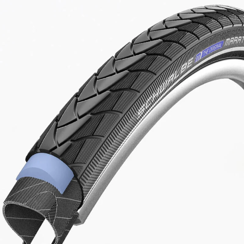 Pneu - Schwalbe - Marathon Plus - 26 Pouces X 1 5/8 - Noir Réfléchissant 1 Pneu - Schwalbe - Marathon Plus - 26 Pouces X 1 5/8 - Noir Réfléchissant