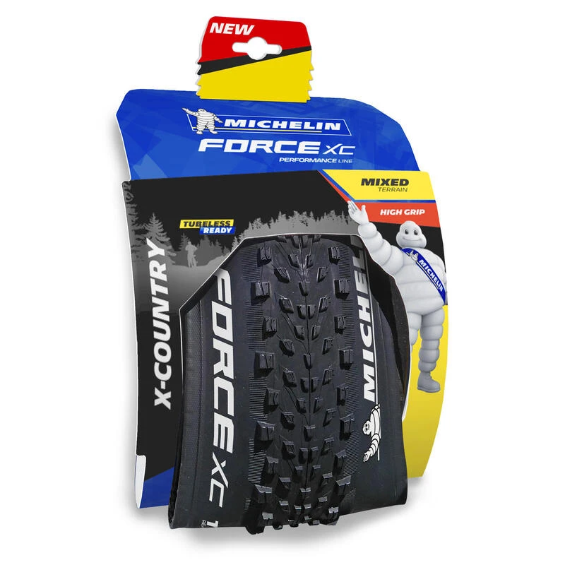 PNEU VTT FORCE XC PERF 29 X 2.25" Tubeless Ready MICHELIN 1 PNEU VTT FORCE XC PERF 29 X 2.25" Tubeless Ready MICHELIN