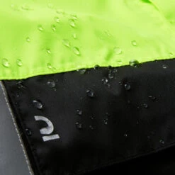 BTWIN PONCHO PLUIE VISIBILITE JOUR NUIT 560 NOIR JAUNE FLUO -Vélo Boutique poncho pluie visibilite jour nuit 560 noir jaune fluo 7