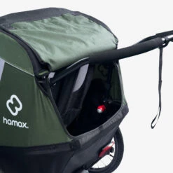 REMORQUE VELO HAMAX IXPLORER VERT -Vélo Boutique remorque velo hamax ixplorer vert 3