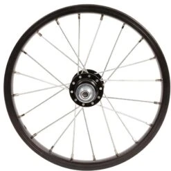 BTWIN Roue Vélo Enfant 14 Pouces Arrière Roue Libre Frein Tambour/vrake Noir
