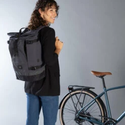 SAC A DOS VELO POUR PORTE BAGAGES SIMPLE 1X25L -Vélo Boutique sac a dos velo pour porte bagages simple 1x25l 3