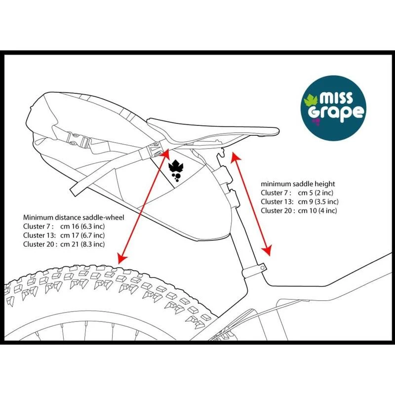 Sacoche De Selle Cluster 7 Road Waterproof Bikepacking 4 Sacoche De Selle Cluster 7 Road Waterproof Bikepacking – Image 4