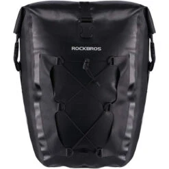 ROCKBROS Sacoche Vélo Porte Bagages Multifonctionnel Sac De Siège De Vélo Étanche 20-27L