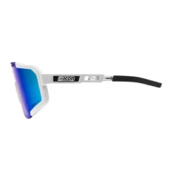 Scicon Aeroscope Lunettes De Sports (Blanc Brillant/Bleu Miroir) -Vélo Boutique scicon aeroscope lunettes de sports blanc brillantbleu miroir 3