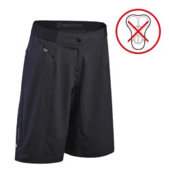 Rockrider SHORT VELO VTT EXPL 700 FEMME NOIR 15 Rockrider SHORT VELO VTT EXPL 700 FEMME NOIR -Vélo Boutique short velo vtt expl 700 femme noir 6