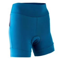 Rockrider SHORT VTT ST 500 FEMME BLEU -Vélo Boutique short vtt st 500 femme bleu 6
