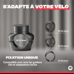 Shapeheart Support Porte Téléphone Pro Pour Guidon De Vélo (Téléphone XL) -Vélo Boutique support porte telephone pro pour guidon de velo telephone xl 3