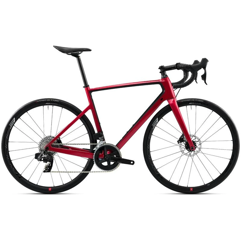 Vélo De Route EDR CF SRAM Rival AXS Capteur De Puissance Rouge 1 Vélo De Route EDR CF SRAM Rival AXS Capteur De Puissance Rouge