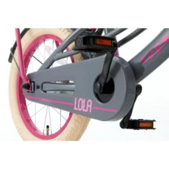Vélo Enfant SuperSuper Lola - Filles - 16 Pouces - Gris / Rose -Vélo Boutique velo enfant supersuper lola filles 16 pouces gris rose 3