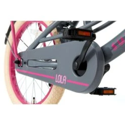 Vélo Enfant SuperSuper Lola - Filles - 18 Pouces - Gris / Rose -Vélo Boutique velo enfant supersuper lola filles 18 pouces gris rose 3
