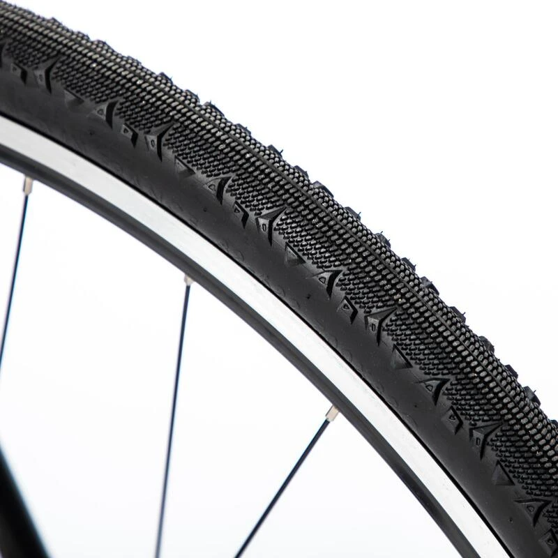 VELO ROUTE HOMME CYCLOTOURISME RC100 GRIS 2 VELO ROUTE HOMME CYCLOTOURISME RC100 GRIS – Image 2