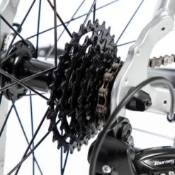 VELO ROUTE HOMME CYCLOTOURISME RC100 GRIS 16 VELO ROUTE HOMME CYCLOTOURISME RC100 GRIS -Vélo Boutique velo route homme cyclotourisme rc100 gris 6