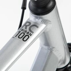 VELO ROUTE HOMME CYCLOTOURISME RC100 GRIS 17 VELO ROUTE HOMME CYCLOTOURISME RC100 GRIS -Vélo Boutique velo route homme cyclotourisme rc100 gris 7