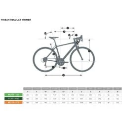 VÉLO ROUTE REGULAR TRIBAN MICROSHIFT - VERT FEMME 12 VÉLO ROUTE REGULAR TRIBAN MICROSHIFT - VERT FEMME -Vélo Boutique velo route regular triban microshift vert femme 3