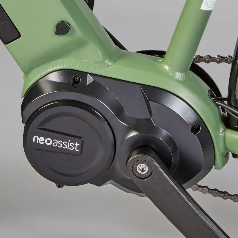 Vélo Tout Chemin électrique - NEOMOUV RAIPON 2- Kaki 6 Vélo Tout Chemin électrique - NEOMOUV RAIPON 2- Kaki – Image 6