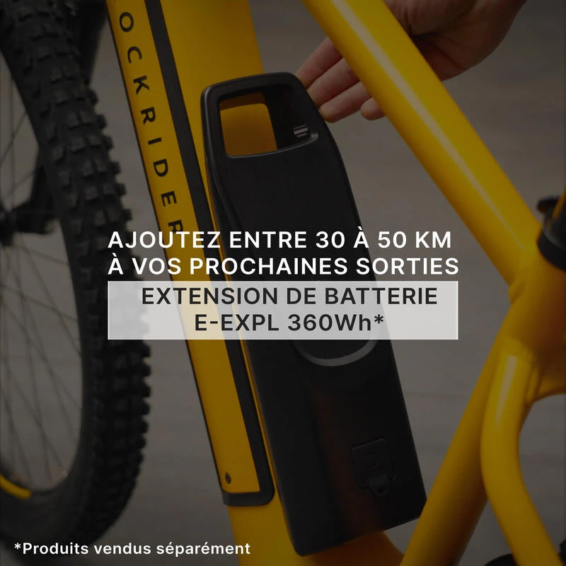 Rockrider Vélo VTT électrique Semi Rigide 29" - E-EXPL 520 Bleu Nuit 10 Rockrider Vélo VTT électrique Semi Rigide 29" - E-EXPL 520 Bleu Nuit – Image 10