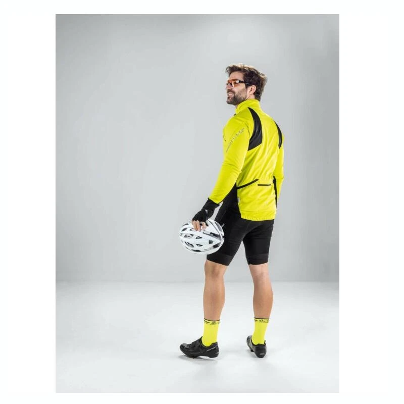 Loeffler Veste De Cyclisme à Manches Longues M Bike Zipp-off San Remo 23 2 WS - Jaune 3 Loeffler Veste De Cyclisme à Manches Longues M Bike Zipp-off San Remo 23 2 WS - Jaune – Image 3