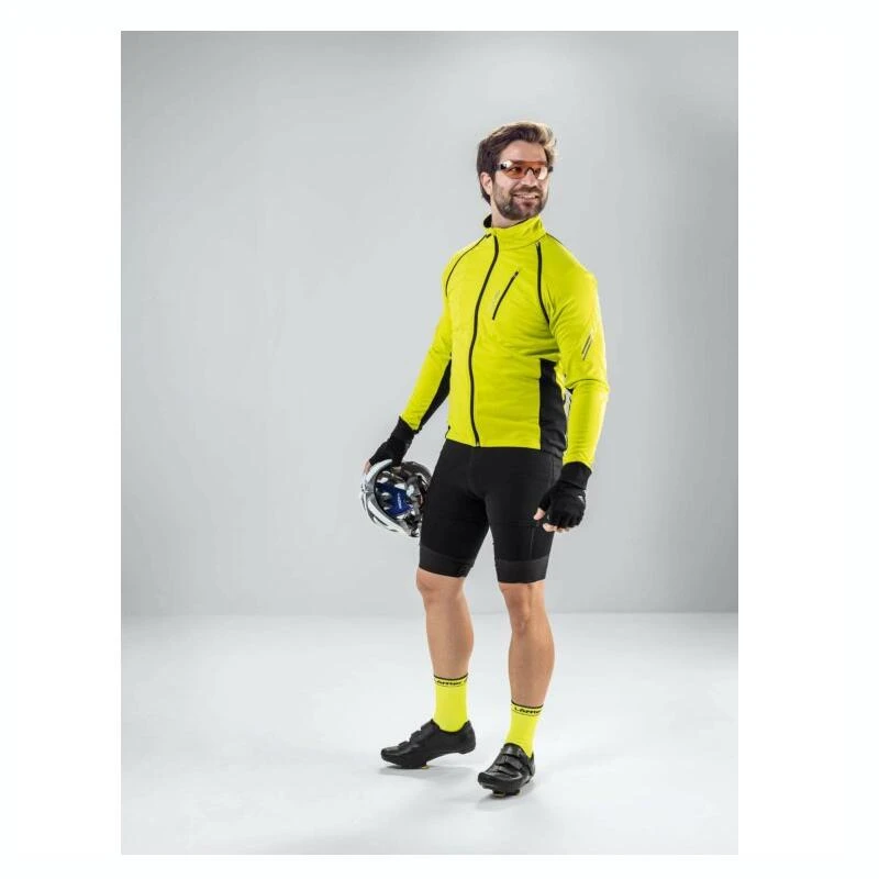 Loeffler Veste De Cyclisme à Manches Longues M Bike Zipp-off San Remo 23 2 WS - Jaune 4 Loeffler Veste De Cyclisme à Manches Longues M Bike Zipp-off San Remo 23 2 WS - Jaune – Image 4