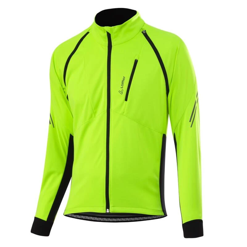 Loeffler Veste De Cyclisme à Manches Longues M Bike Zipp-off San Remo 23 2 WS - Jaune 1 Loeffler Veste De Cyclisme à Manches Longues M Bike Zipp-off San Remo 23 2 WS - Jaune